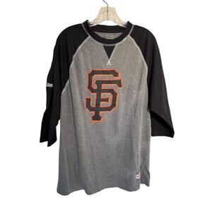 Stitches San Francisco Giants Raglan T Shirt Women’s Size Large MLB